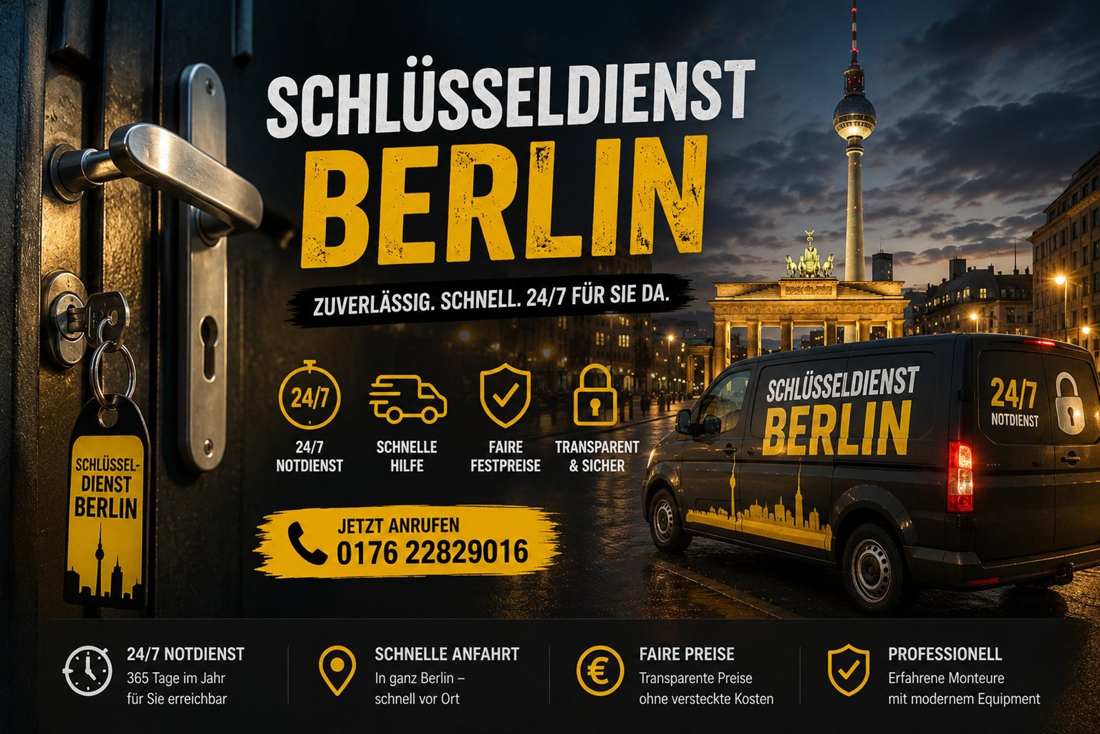 Türschloss und Schlüsseldienst Berlin